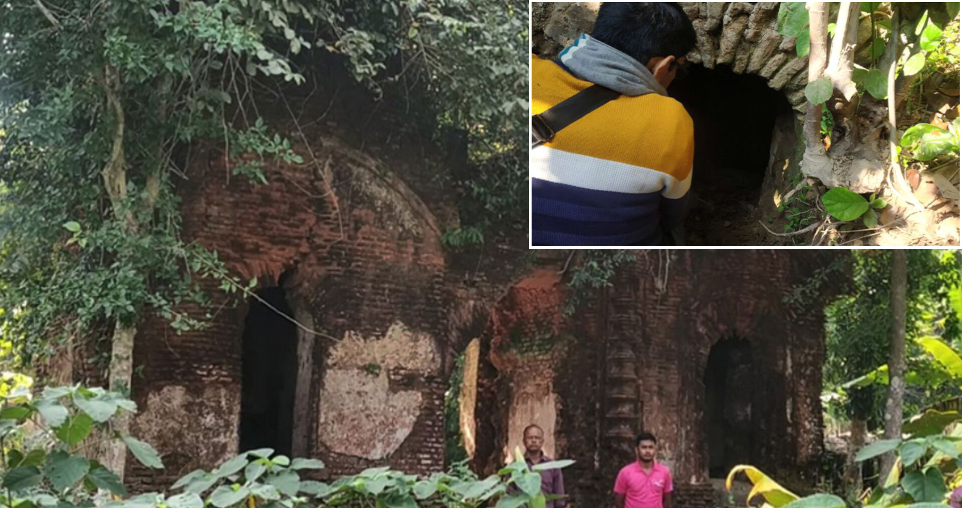‎ফকিরহাটে গুপ্তধনের খোঁজে ৫০০ বছরের প্রাচীন পাতাল শিবমন্দিরে খনন