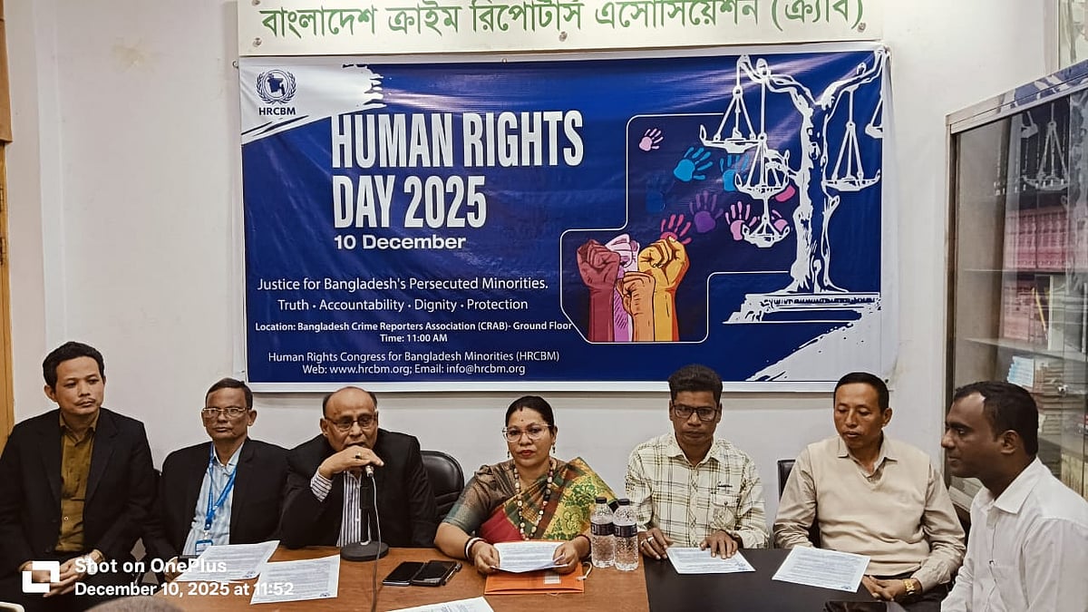 বাংলাদেশের সংখ্যালঘুদের নিরাপত্তা নিয়ে গভীর উদ্বিগ্ন HRCBM