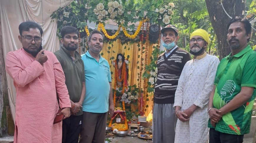 শ্রী শ্রী শালগ্রাম শিলাচক্র মন্দিরে সরস্বতী পূজা অনুষ্ঠিত