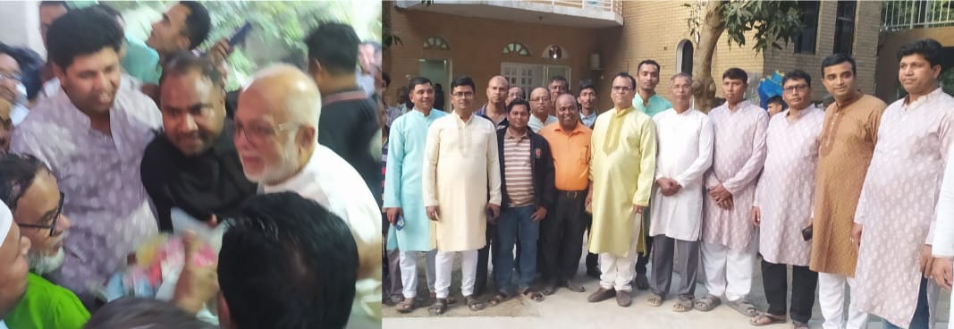 রাউজানে নবনির্বাচিত এমপিকে শ্রীশ্রী রাম ঠাকুর আশ্রমের শুভেচ্ছা বিনিময়