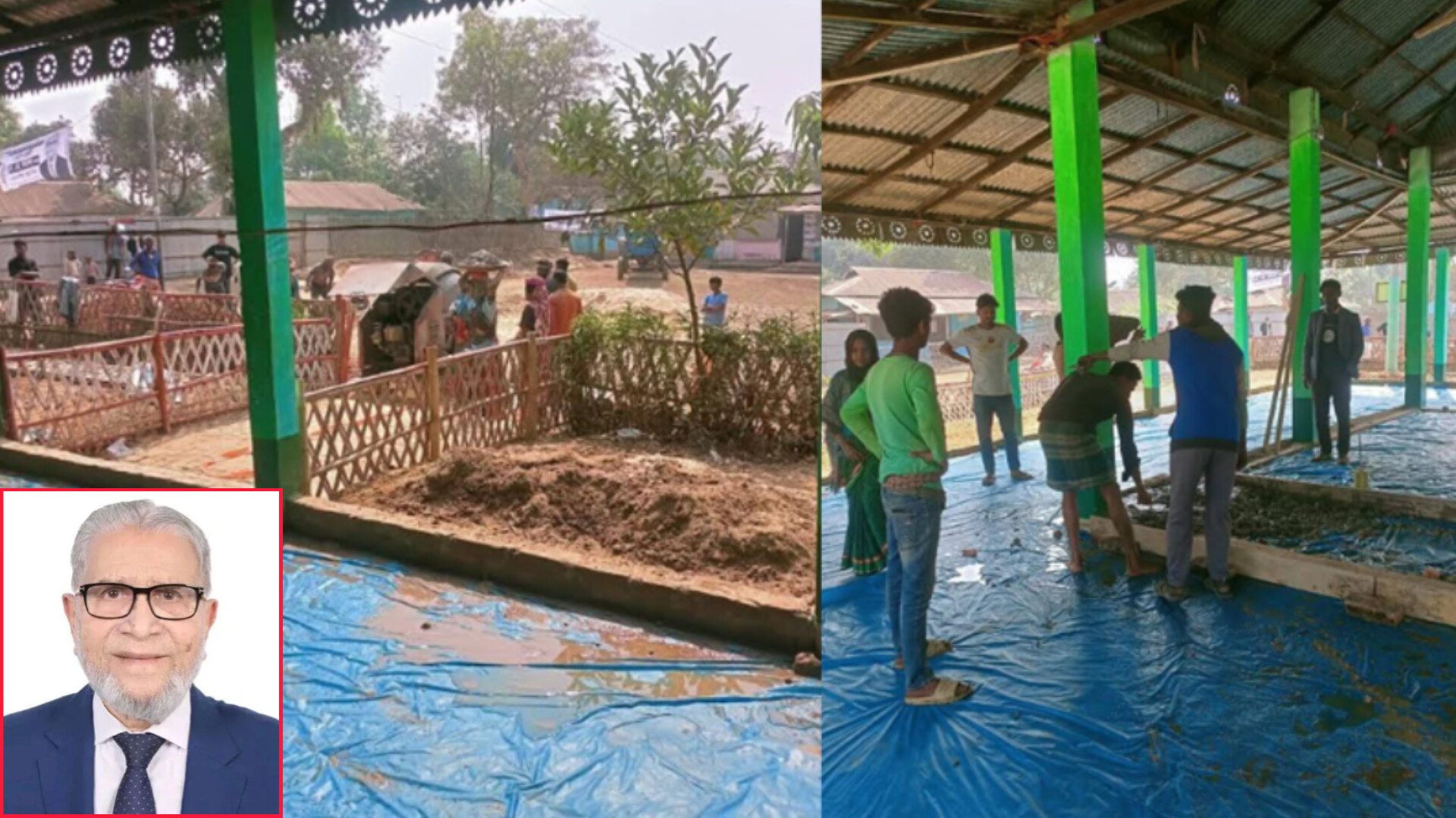 নাট মন্দির পুনর্নির্মাণ দিয়ে কার্যক্রমের সূচনা করলেন সৈয়দ ফয়সল
