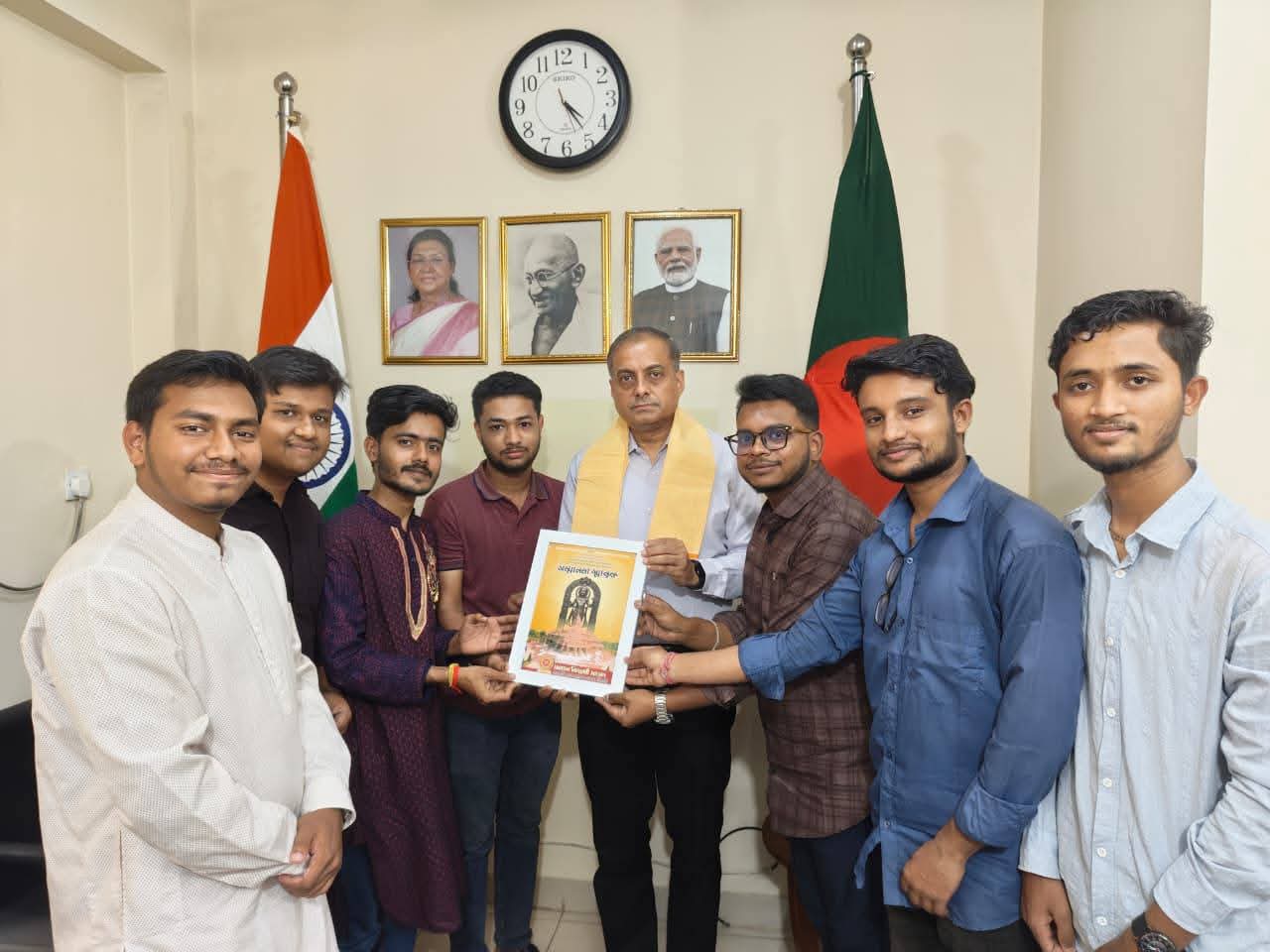 রামনবমী উপলক্ষে অনিরুদ্ধ দাসকে আমন্ত্রণ জানাল সনাতন বিদ্যার্থী সংসদ