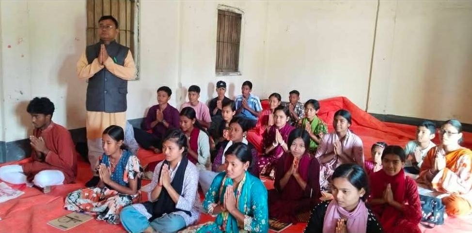 রাজারহাটে তিন দিনের গীতা শিক্ষা কর্মসূচির শুভ উদ্বোধন