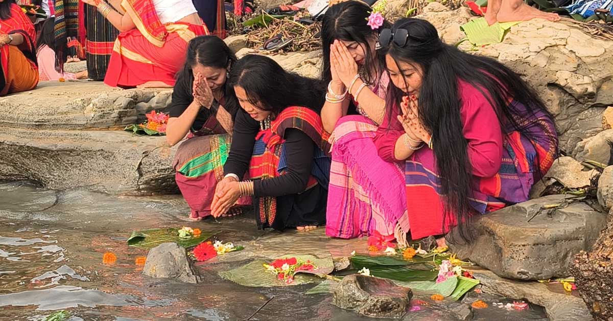 পার্বত্য চট্টগ্রামে পালিত হচ্ছে ফুল বিজু, হারি বৈসু ও ফুল বিষু উৎসব
