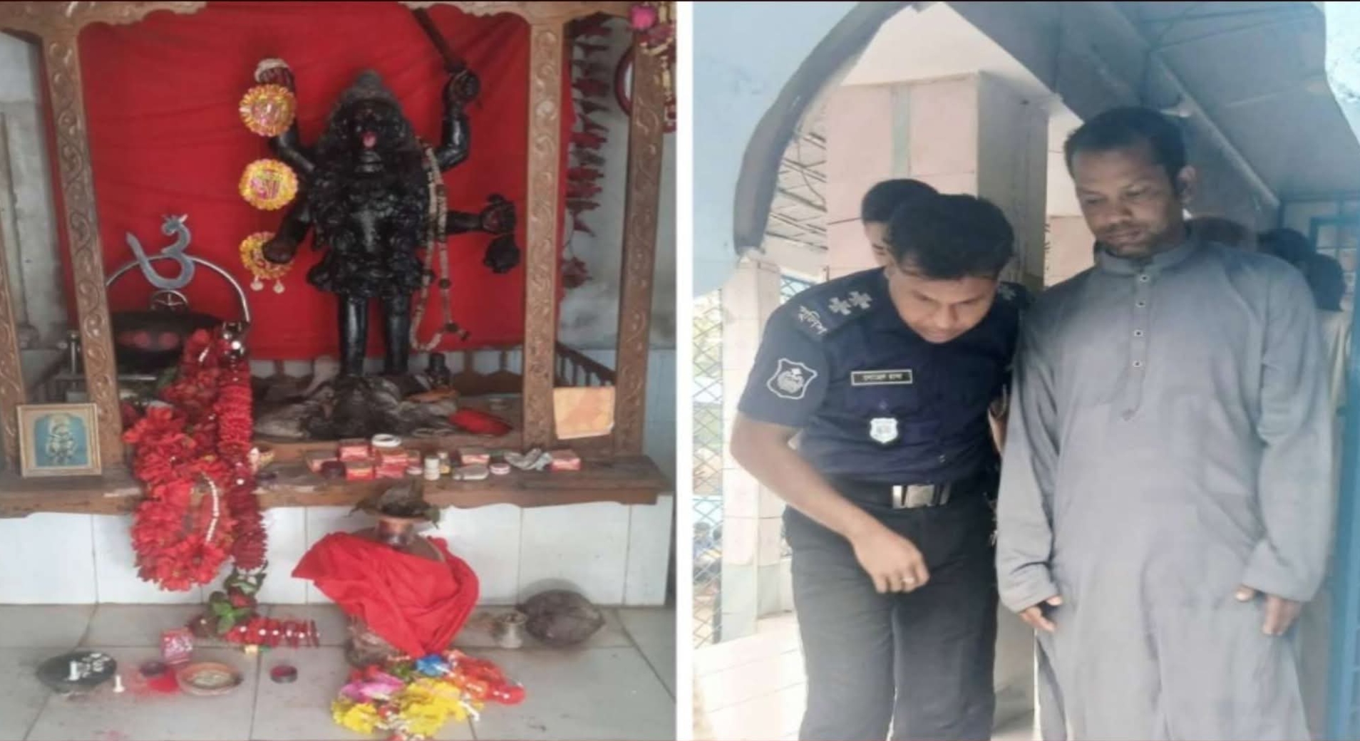 হবিগঞ্জের বানিয়াচংয়ে কালী মন্দিরে রাতের অন্ধকারে ডাকাতি