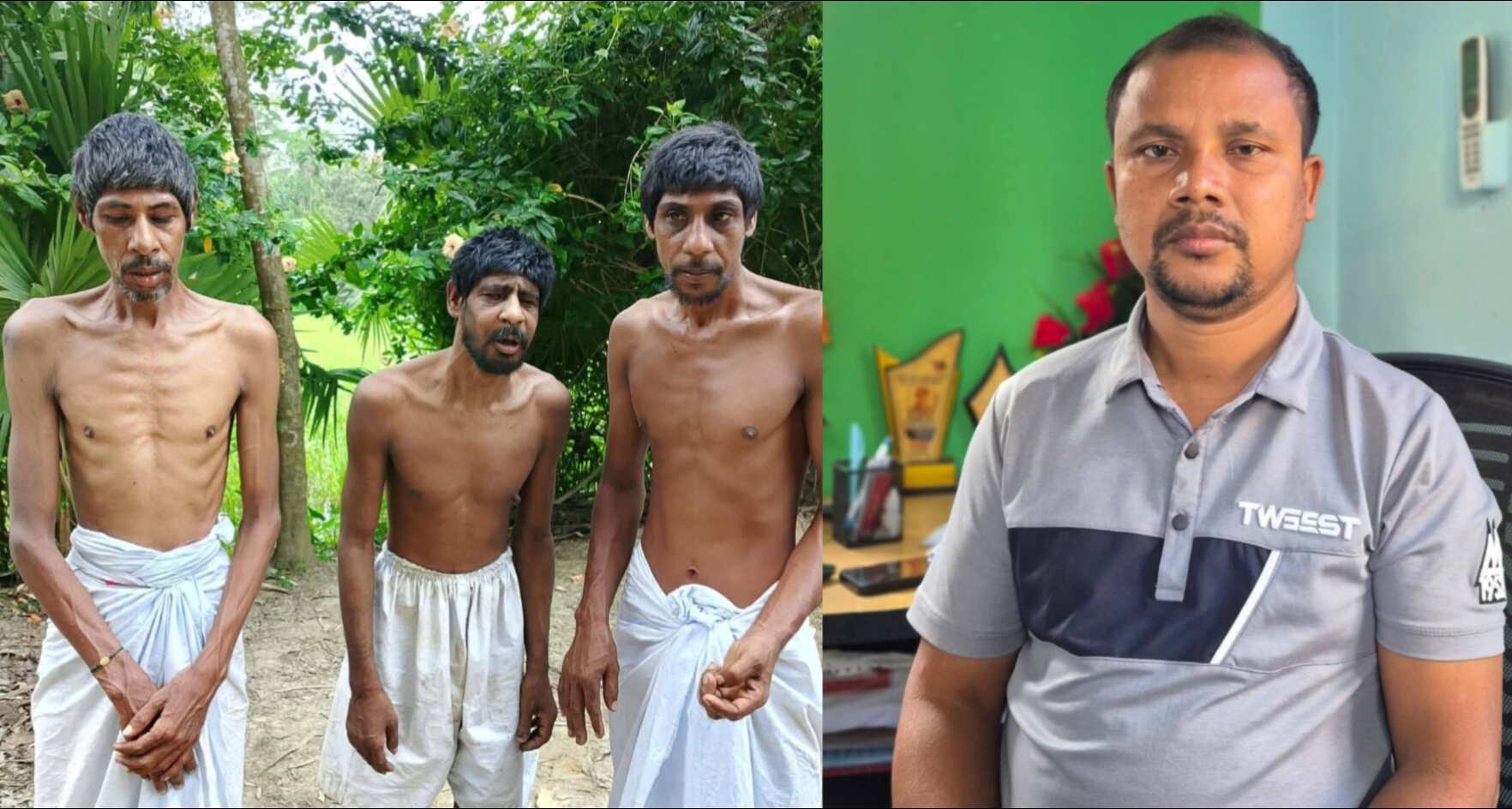 মা হারানো তিন প্রতিবন্ধী ভাইয়ের আজীবনের দায়িত্ব নিলেন হরিদাস চন্দ্র তরনী