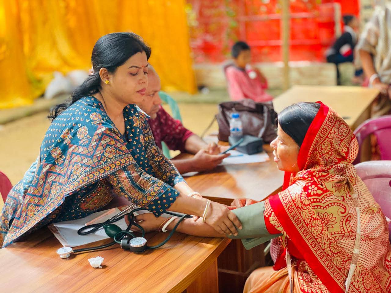 শ্রী শ্রী জগন্নাথদেবের স্নানযাত্রায় অদ্বৈত অচুত চিকিৎসক ফোরামের বিনামূল্যে চিকিৎসাসেবা প্রদান