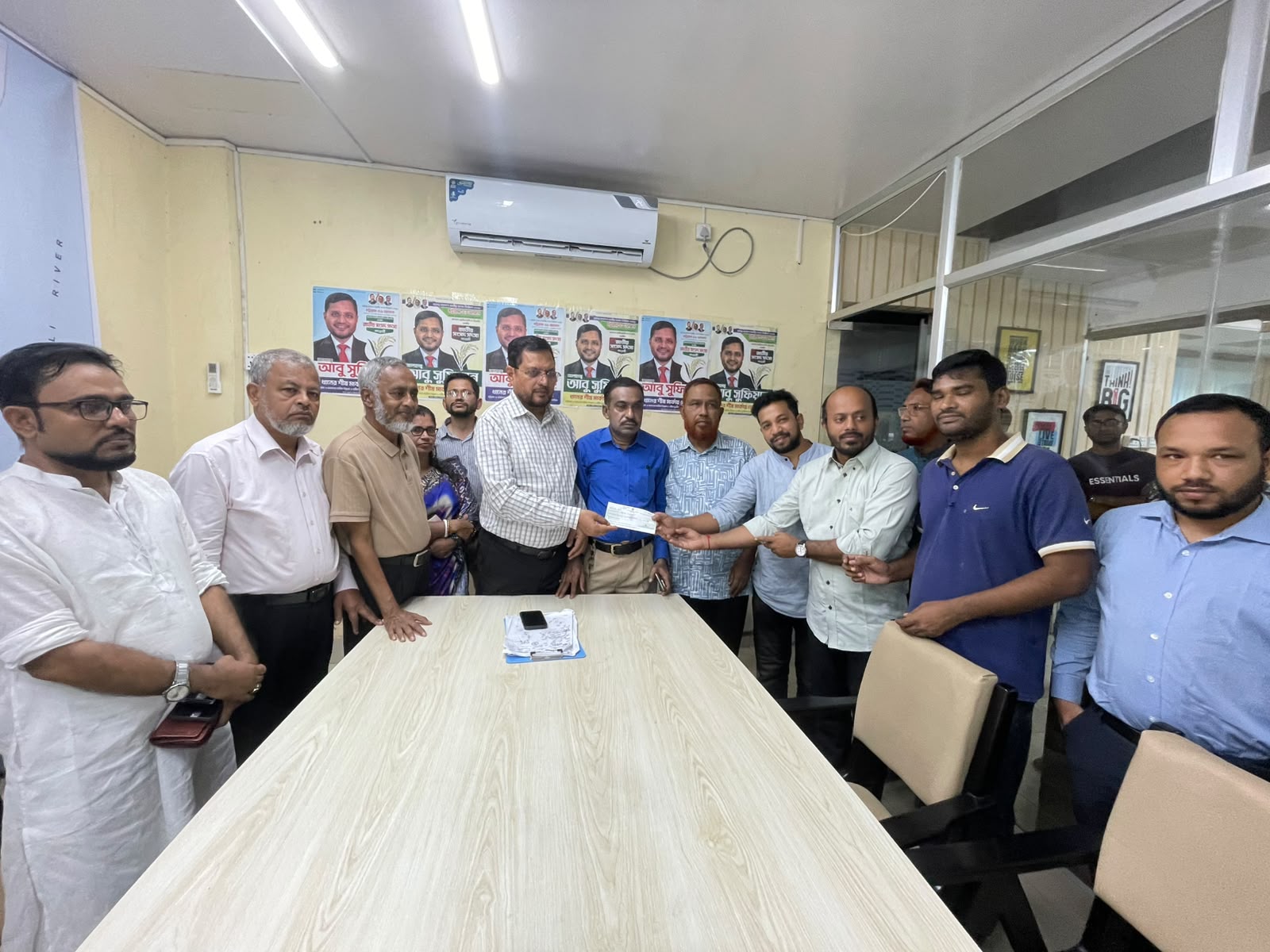 দেওয়ানেশ্বরী কালী মন্দিরের উন্নয়নে চট্টগ্রাম-৯ আসনের এমপি আবু সুফিয়ানের আর্থিক সহযোগিতা প্রদান