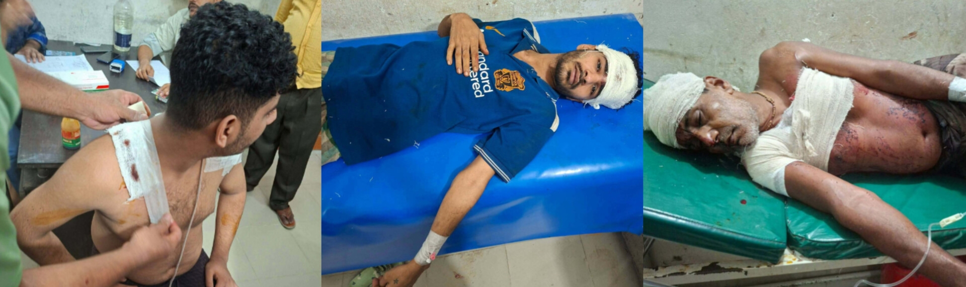ঝালকাঠির কাঠালিয়ায় হিন্দু পরিবারের তিন সদস্যকে কুপিয়ে গুরুতর আহত